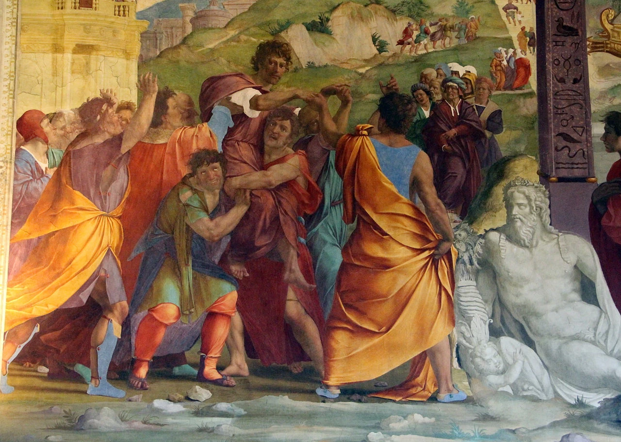 68-Il trionfo di Cicero - Villa medicea di Poggio a Caiano, Prato - dettaglio